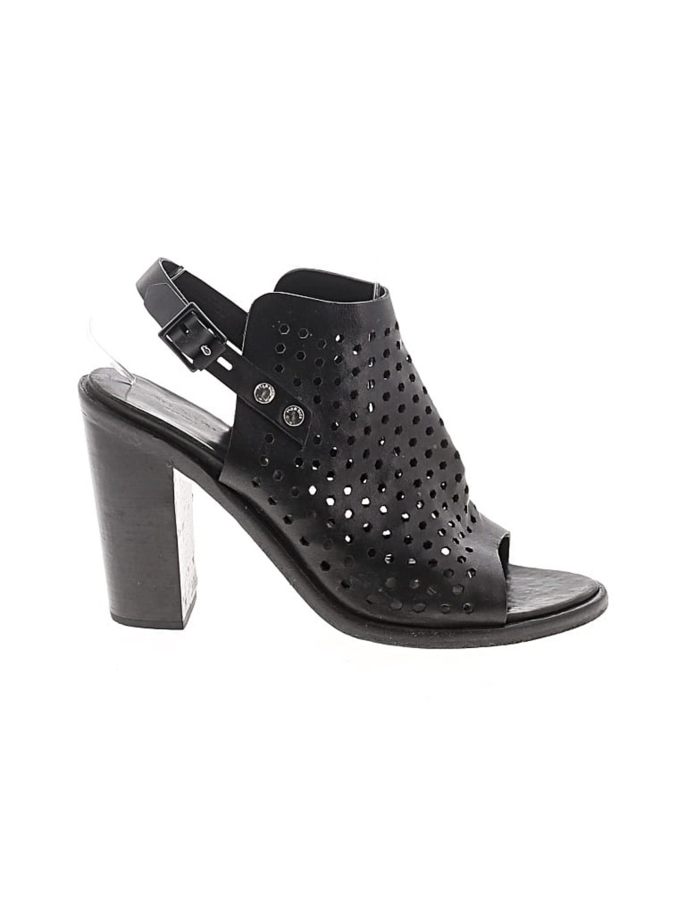 Rag & Bone Wyatt perforated block heel sandal. 38.5